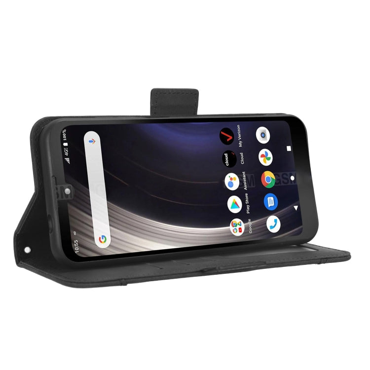 For Orbic JOY RC608L Skin Feel Calf Texture Card Slots Leather Phone Case