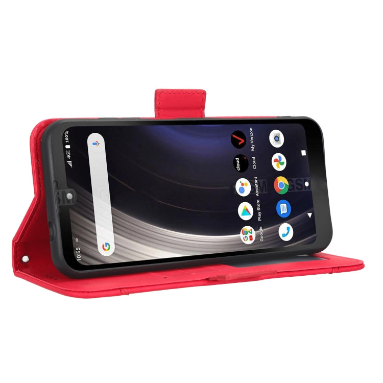 For Orbic JOY RC608L Skin Feel Calf Texture Card Slots Leather Phone Case