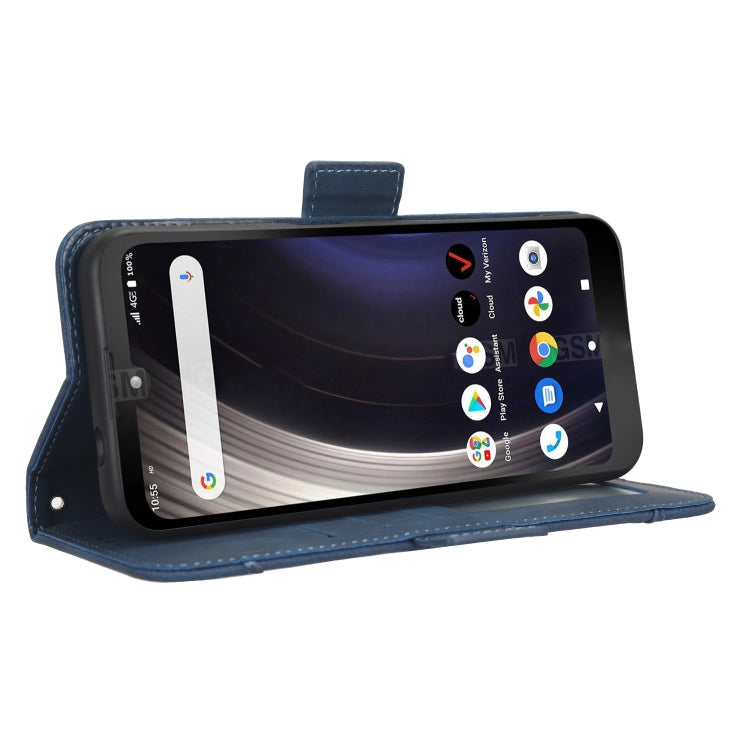 For Orbic JOY RC608L Skin Feel Calf Texture Card Slots Leather Phone Case