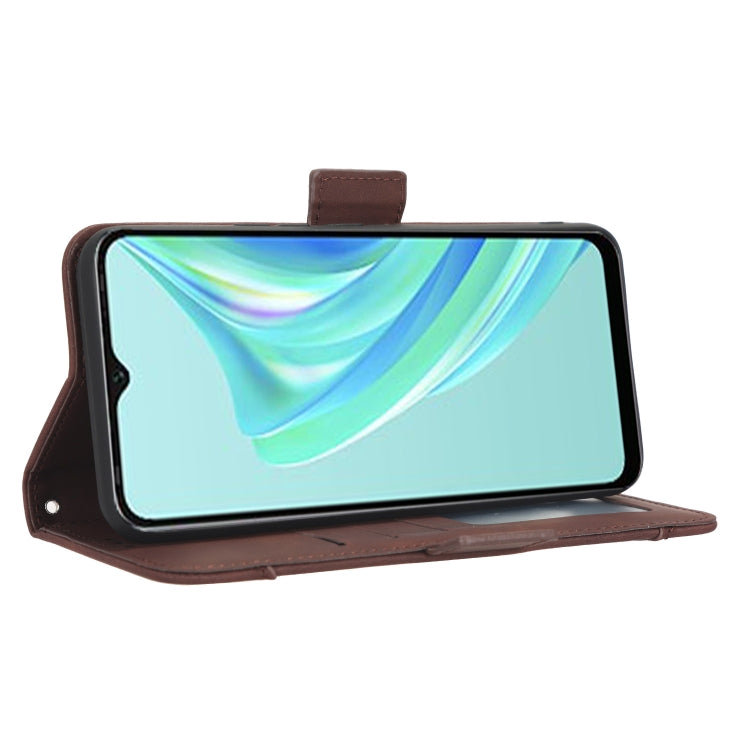 For Infinix Hot 20i Skin Feel Calf Texture Card Slots Leather Phone Case