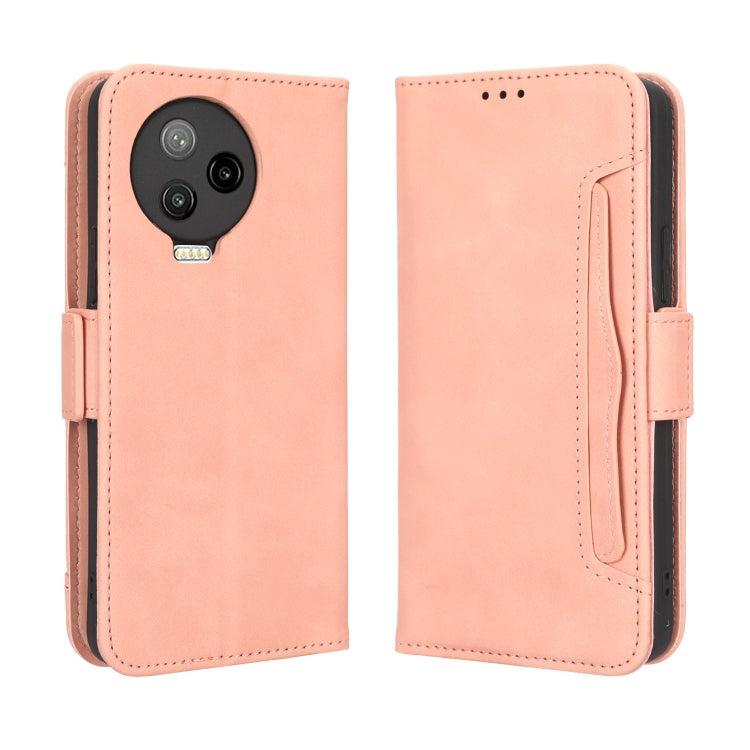 For Infinix Note 12 Pro 4G X676B Skin Feel Calf Texture Card Slots Leather Phone Case