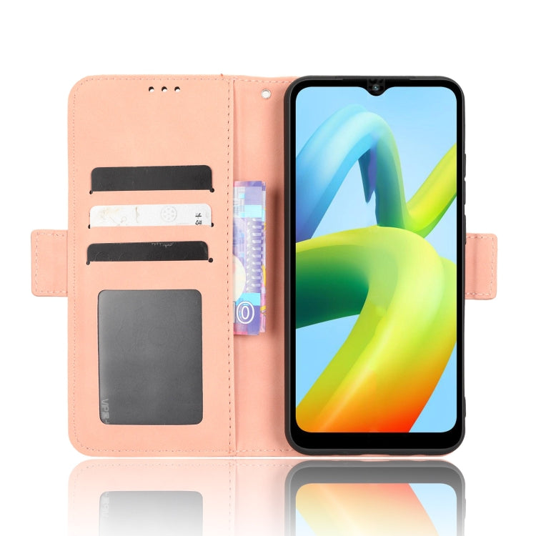 For Xiaomi Redmi A1+ Skin Feel Calf Texture Card Slots Leather Phone Case