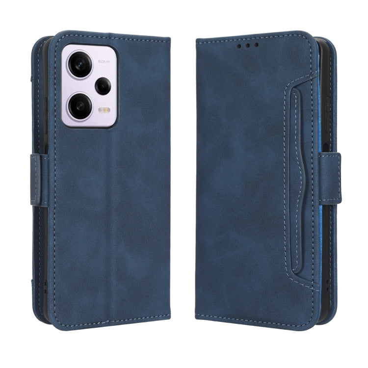 For Xiaomi Redmi Note 12 Pro 5G Skin Feel Calf Texture Card Slots Leather Phone Case