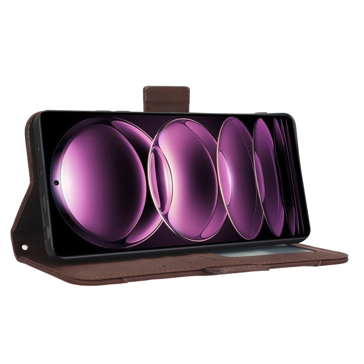 For Xiaomi Redmi Note 12 Pro 5G Skin Feel Calf Texture Card Slots Leather Phone Case