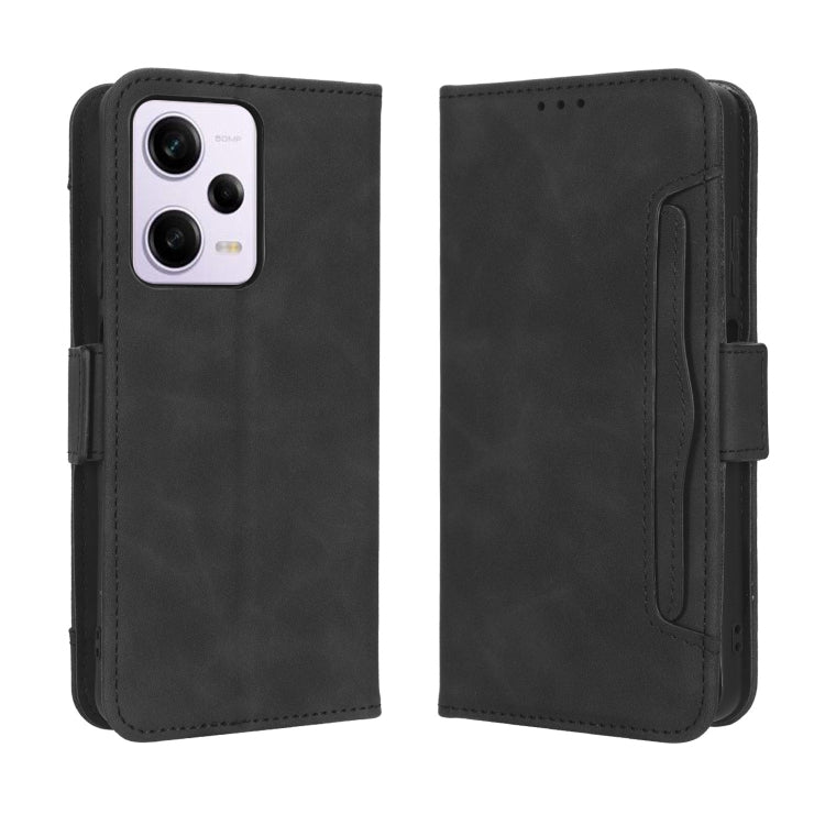 For Xiaomi Redmi Note 12 Pro+ Skin Feel Calf Texture Card Slots Leather Phone Case
