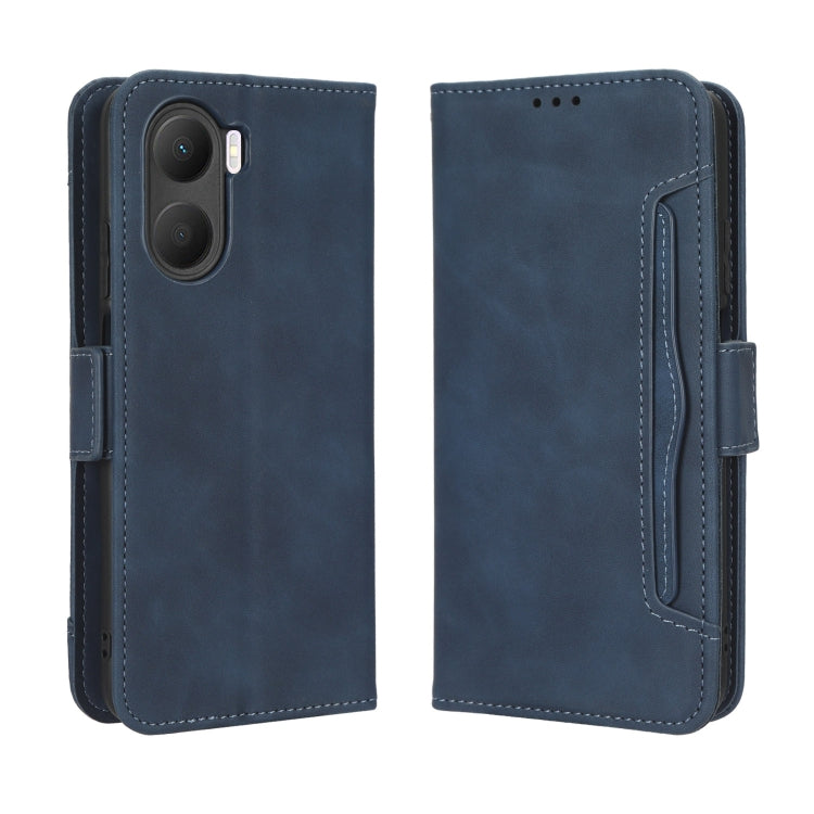 For Honor Play 40 Plus Skin Feel Calf Texture Card Slots Leather Phone Case