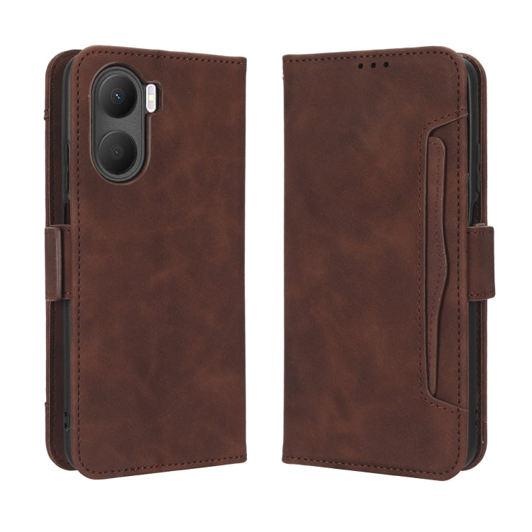 For Honor Play 40 Plus Skin Feel Calf Texture Card Slots Leather Phone Case