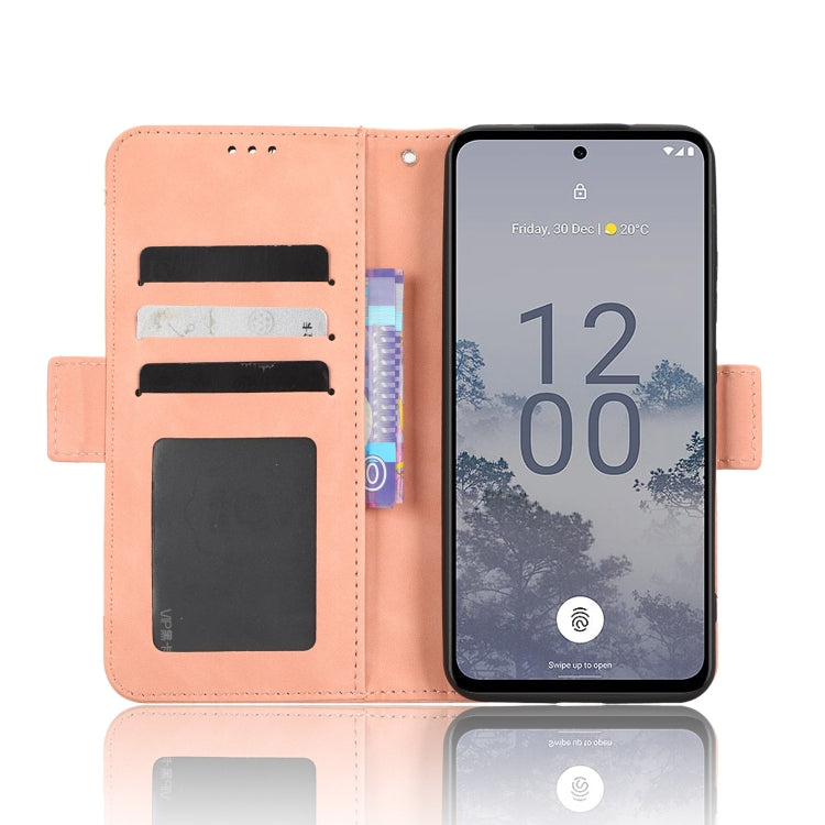 For Nokia X30 5G Skin Feel Calf Texture Card Slots Leather Phone Case