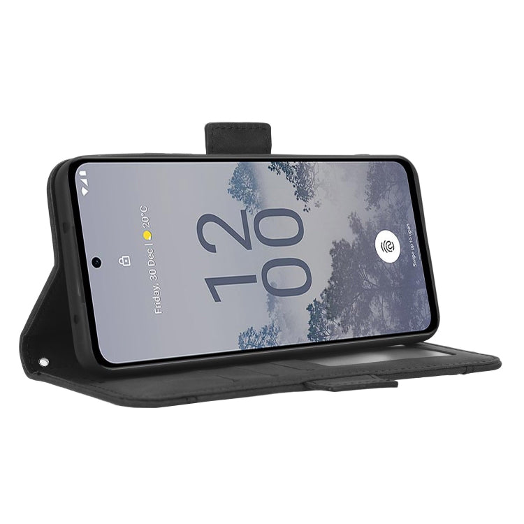 For Nokia X30 5G Skin Feel Calf Texture Card Slots Leather Phone Case