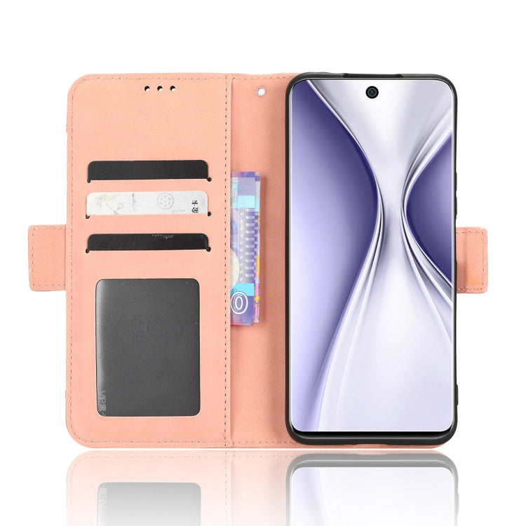 For Honor X20 SE / Huawei nova 10z Skin Feel Calf Texture Card Slots Leather Phone Case