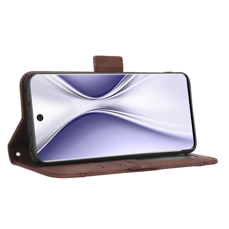 For Honor X20 SE / Huawei nova 10z Skin Feel Calf Texture Card Slots Leather Phone Case