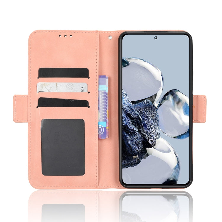 For Xiaomi 12T Pro Skin Feel Calf Texture Card Slots Leather Phone Case