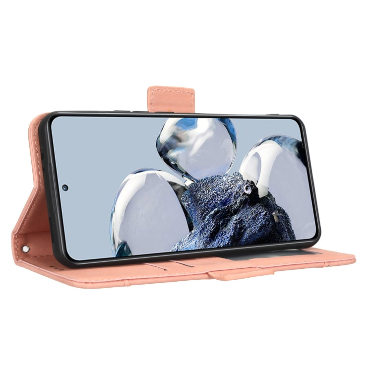 For Xiaomi 12T Pro Skin Feel Calf Texture Card Slots Leather Phone Case