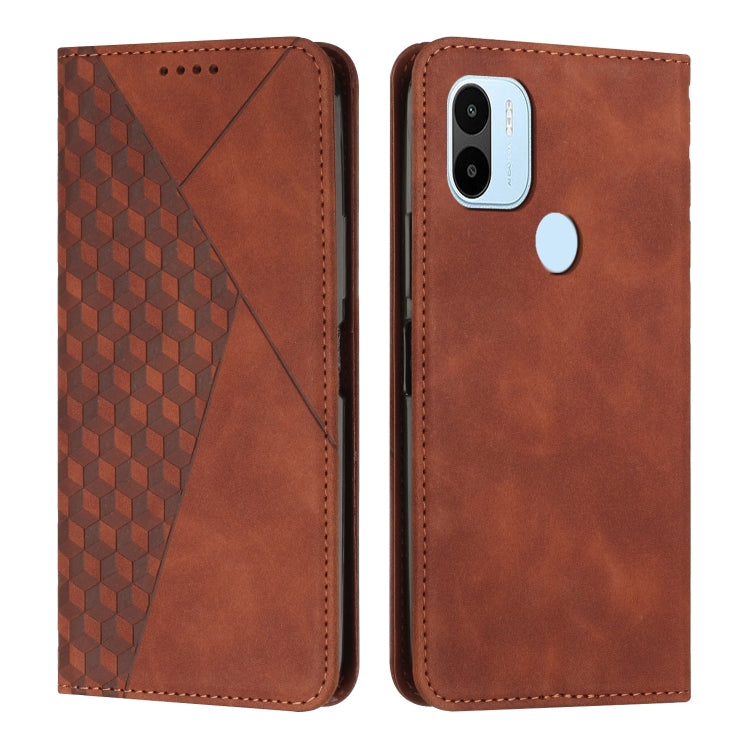 For Xiaomi Redmi A1+ Diamond Splicing Skin Feel Magnetic Leather Phone Case