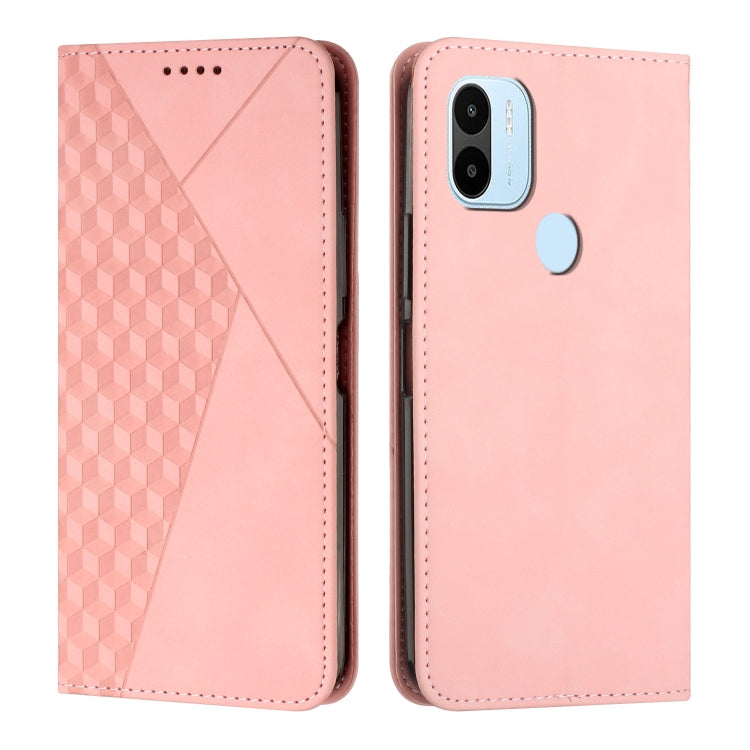 For Xiaomi Redmi A1+ Diamond Splicing Skin Feel Magnetic Leather Phone Case