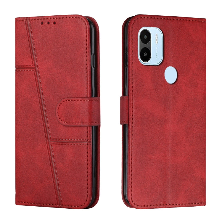 For Xiaomi Redmi A1+ Stitching Calf Texture Buckle Leather Phone Case