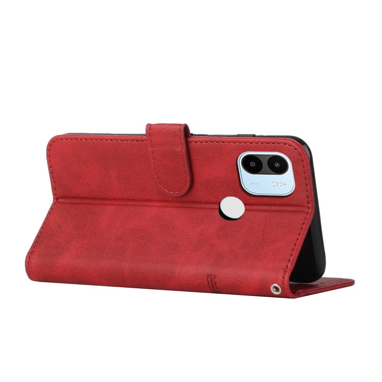 For Xiaomi Redmi A1+ Stitching Calf Texture Buckle Leather Phone Case