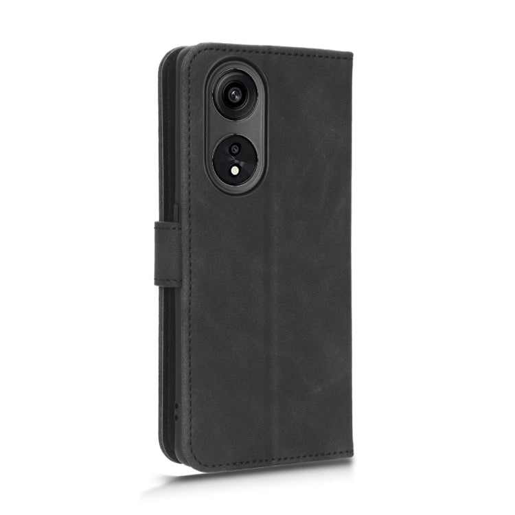 For OPPO A1 Pro Skin Feel Magnetic Flip Leather Phone Case