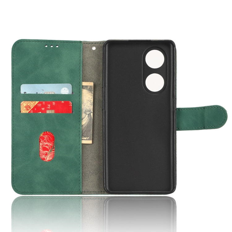 For OPPO A1 Pro Skin Feel Magnetic Flip Leather Phone Case