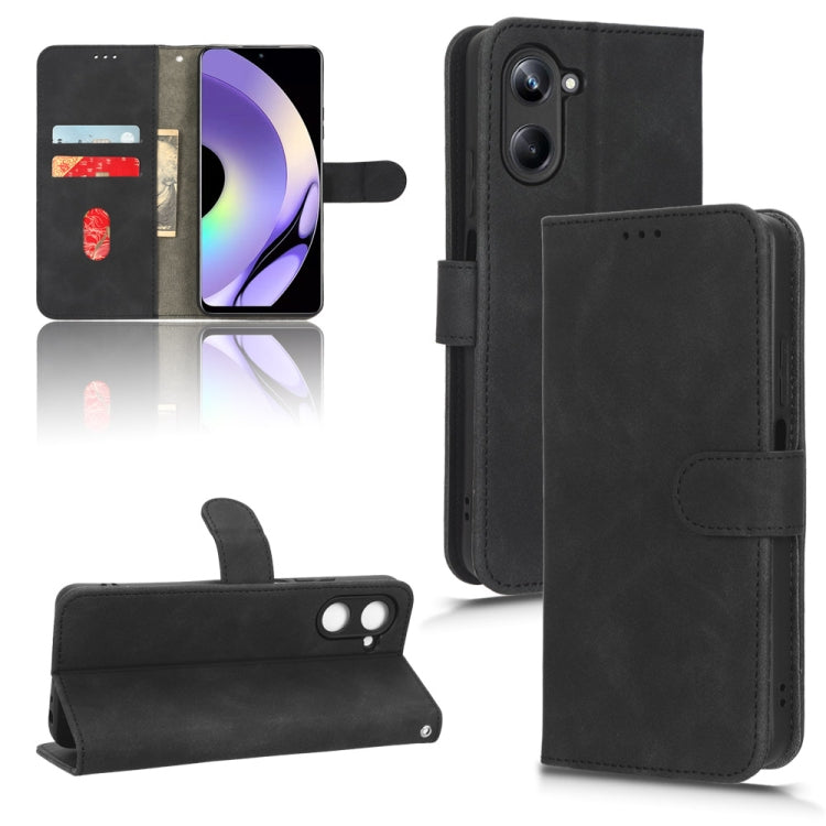 For Realme 10 Pro Skin Feel Magnetic Flip Leather Phone Case