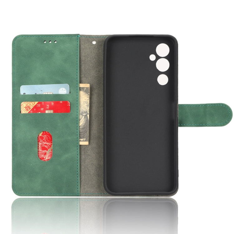 For Tecno Pova 4 Skin Feel Magnetic Flip Leather Phone Case
