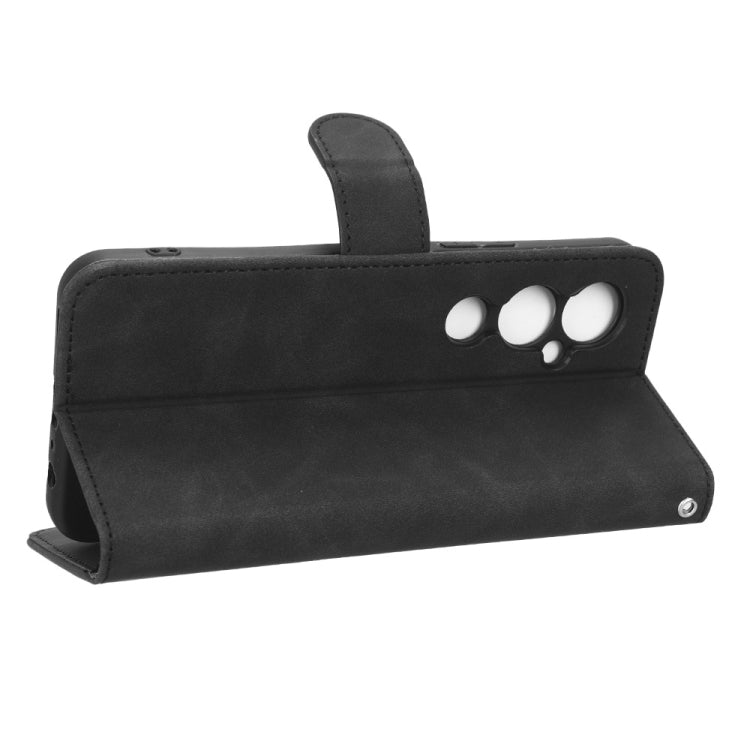 For Tecno Pova 4 Pro Skin Feel Magnetic Flip Leather Phone Case