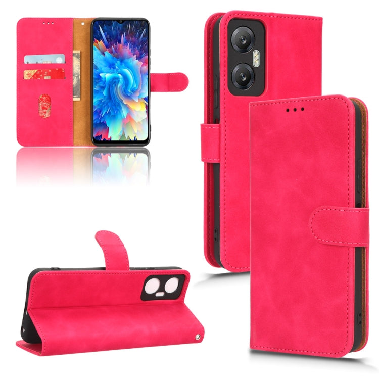 For Infinix Hot 20 5G Skin Feel Magnetic Flip Leather Phone Case