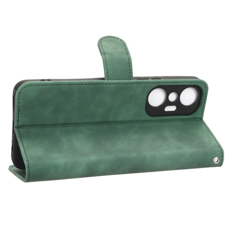 For Infinix Hot 20S Skin Feel Magnetic Flip Leather Phone Case