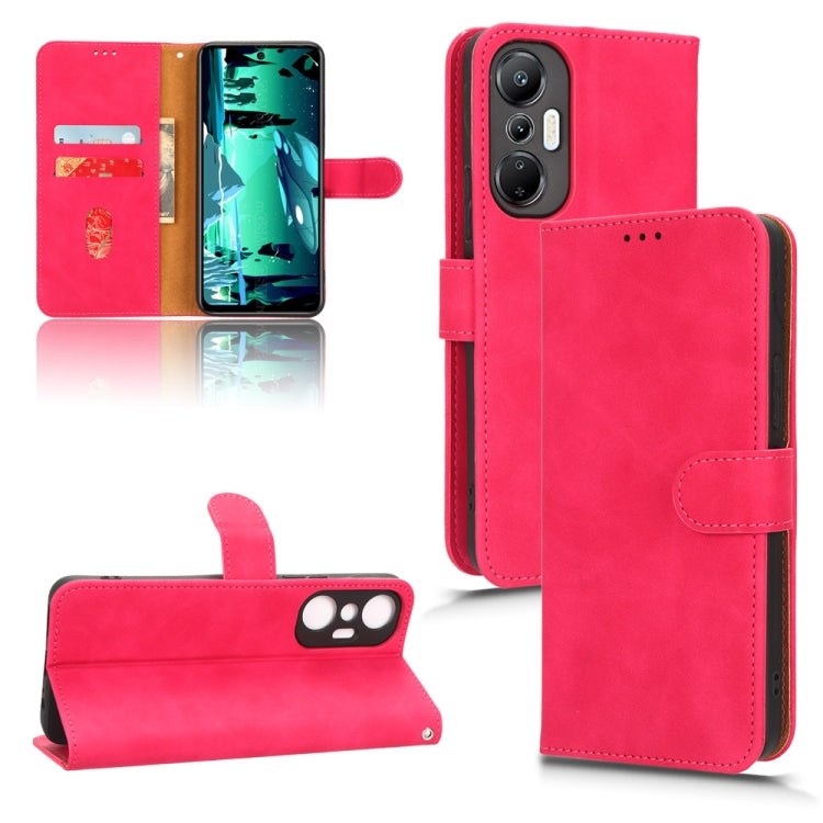 For Infinix Hot 20S Skin Feel Magnetic Flip Leather Phone Case