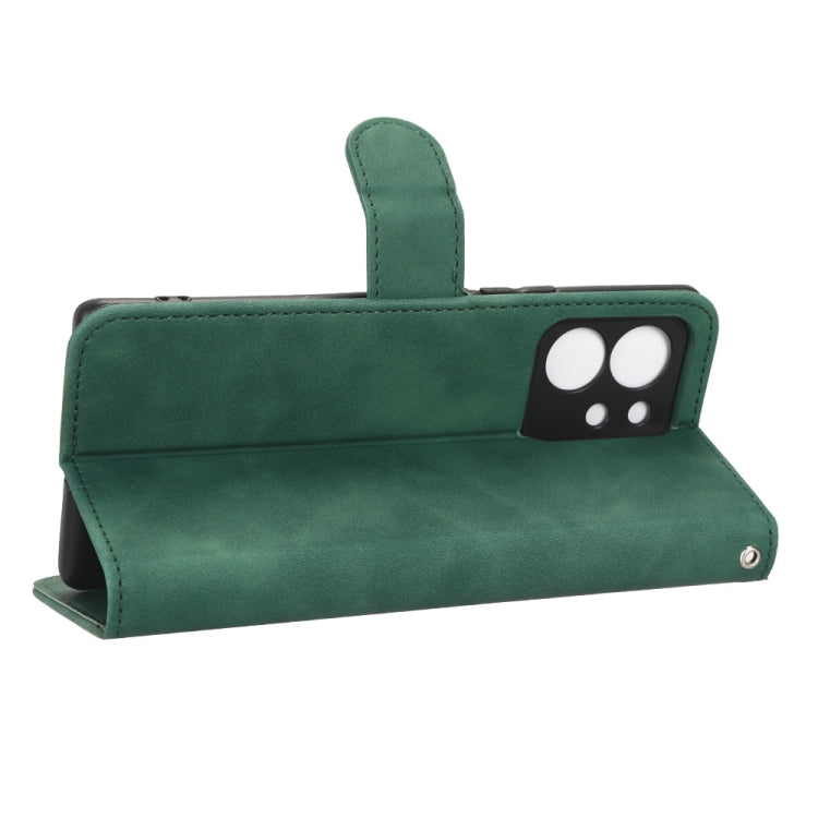 For Honor 80 SE 5G Skin Feel Magnetic Flip Leather Phone Case