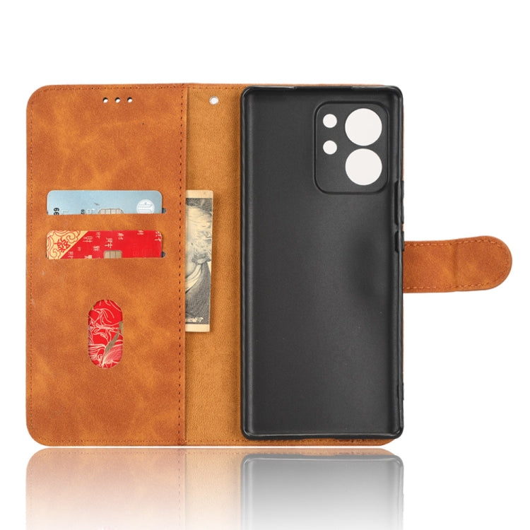 For Honor 80 SE 5G Skin Feel Magnetic Flip Leather Phone Case