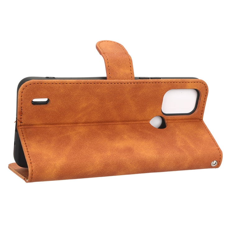 For Nokia C31 Skin Feel Magnetic Flip Leather Phone Case