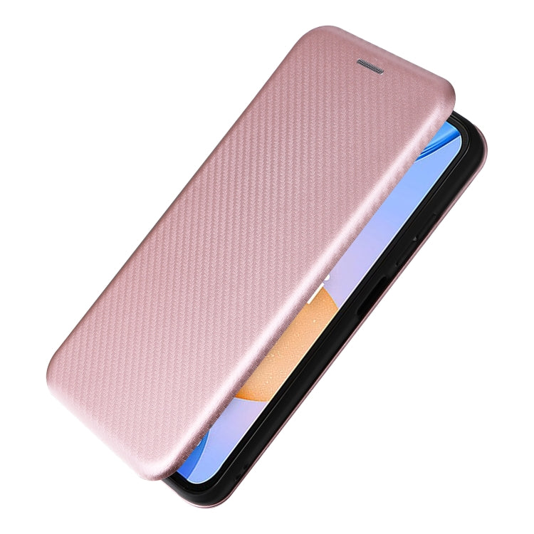 For Xiaomi Redmi 11 Prime 4G Carbon Fiber Texture Flip Leather Phone Case