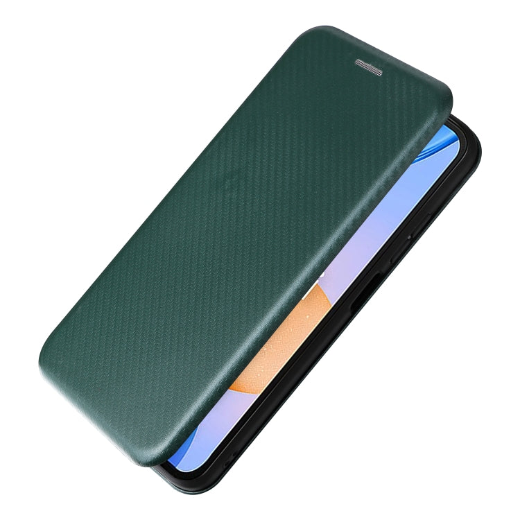 For Xiaomi Redmi 11 Prime 4G Carbon Fiber Texture Flip Leather Phone Case