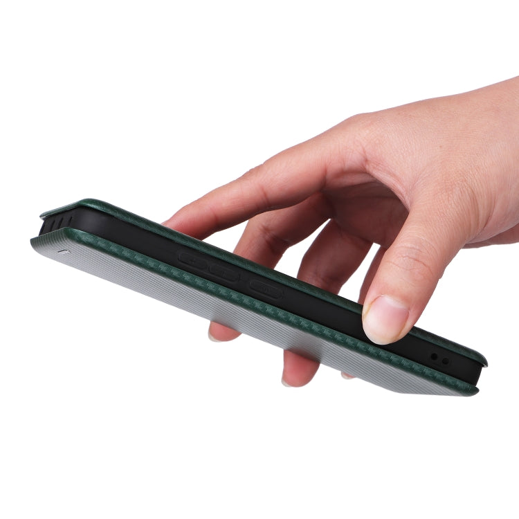 For Xiaomi 13 Carbon Fiber Texture Flip Leather Phone Case