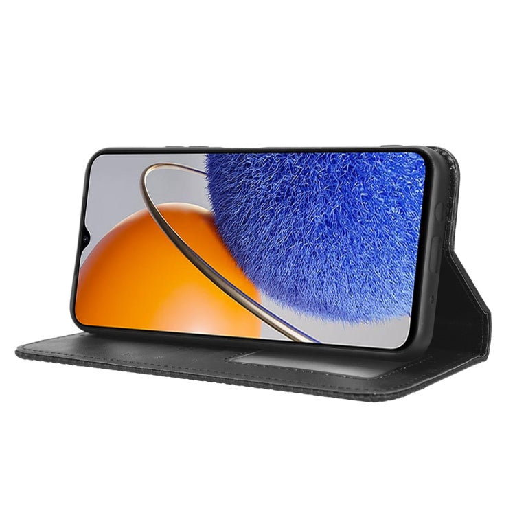 For Huawei nova Y61 Magnetic Buckle Retro Texture Leather Phone Case