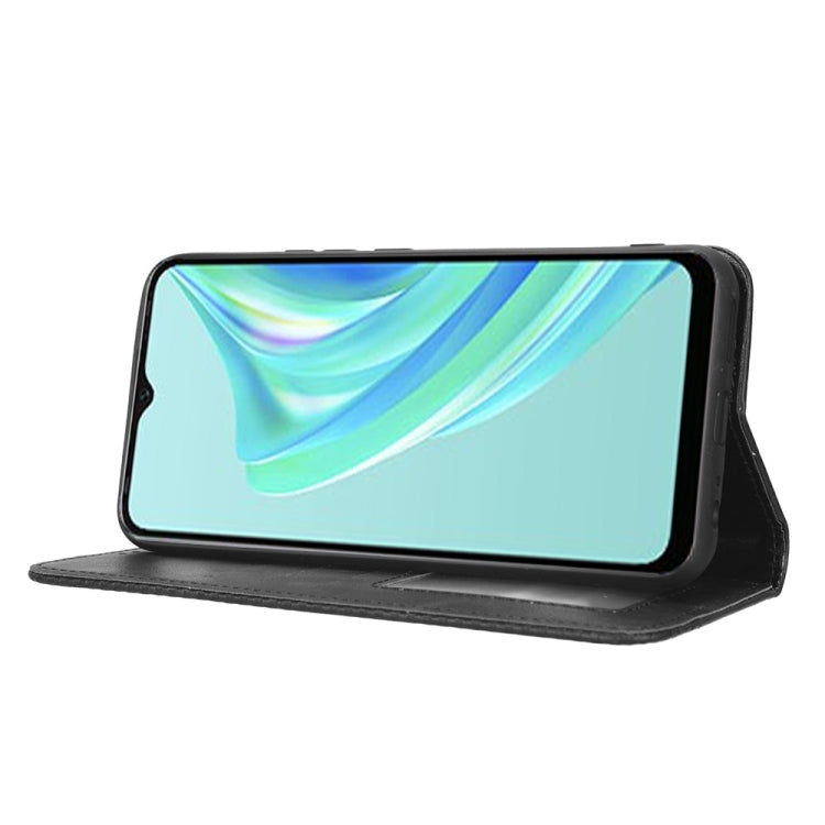 For Infinix Hot 20i Magnetic Buckle Retro Texture Leather Phone Case