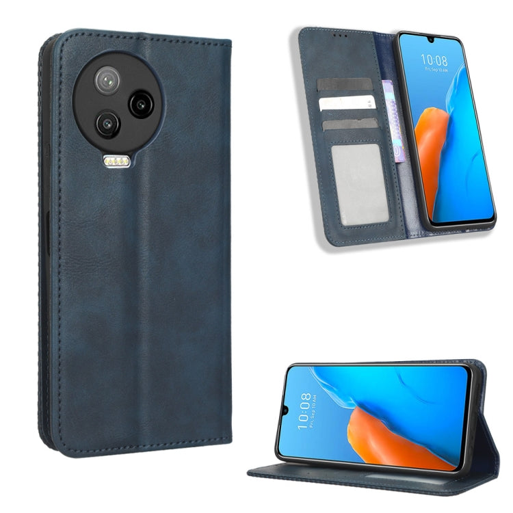 For Infinix Note 12 Pro 4G X676B Magnetic Buckle Retro Texture Leather Phone Case