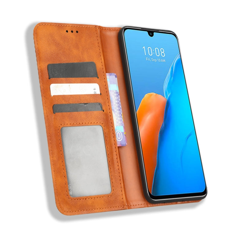 For Infinix Note 12 Pro 4G X676B Magnetic Buckle Retro Texture Leather Phone Case