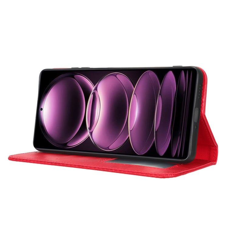 For Xiaomi Redmi Note 12 Pro+ Global Magnetic Buckle Retro Texture Leather Phone Case