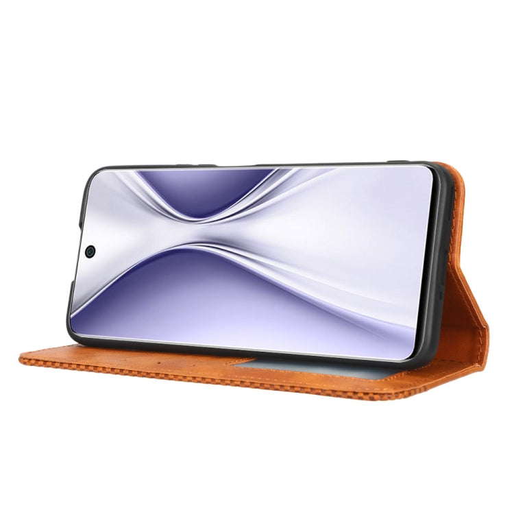 For Honor X20 SE / Huawei nova 10z Magnetic Buckle Retro Texture Leather Phone Case