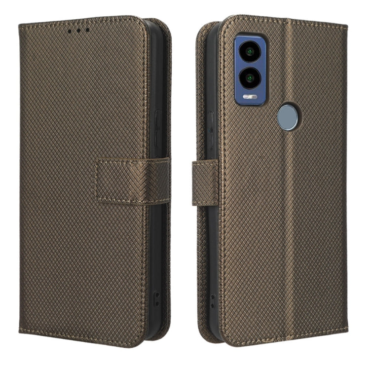 For Cricket Innovate E 5G Diamond Texture Leather Phone Case