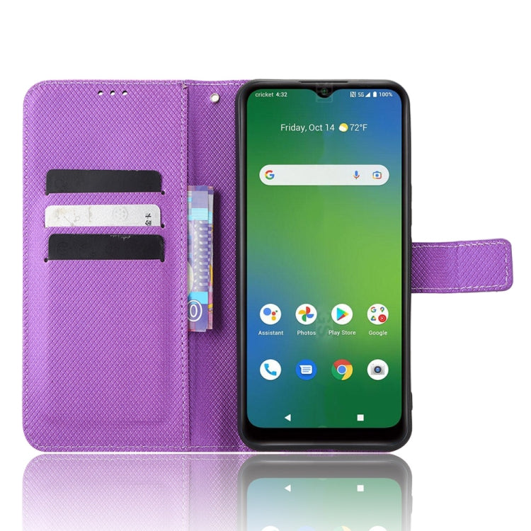 For Cricket Innovate E 5G Diamond Texture Leather Phone Case