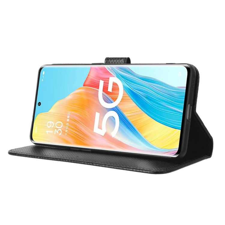 For OPPO A1 Pro Diamond Texture Leather Phone Case