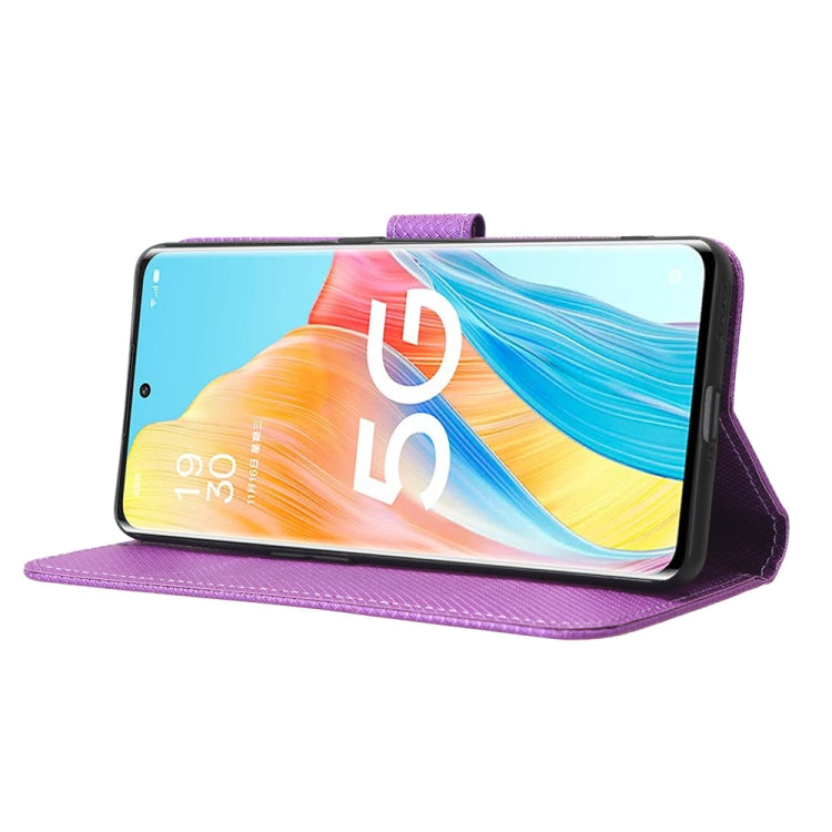 For OPPO A1 Pro Diamond Texture Leather Phone Case