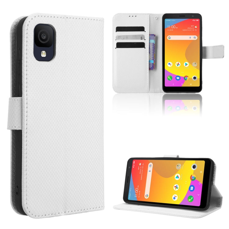 For TCL ION Z Diamond Texture Leather Phone Case