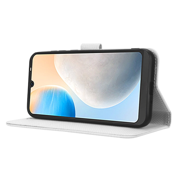 For Tecno Pop 6 BE7 Diamond Texture Leather Phone Case