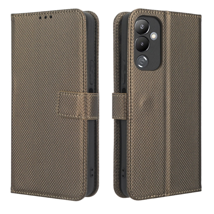 For Tecno Pova 4 Diamond Texture Leather Phone Case