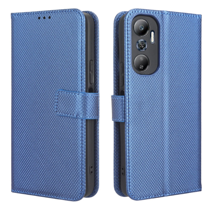 For Infinix Hot 20 4G X682B Diamond Texture Leather Phone Case