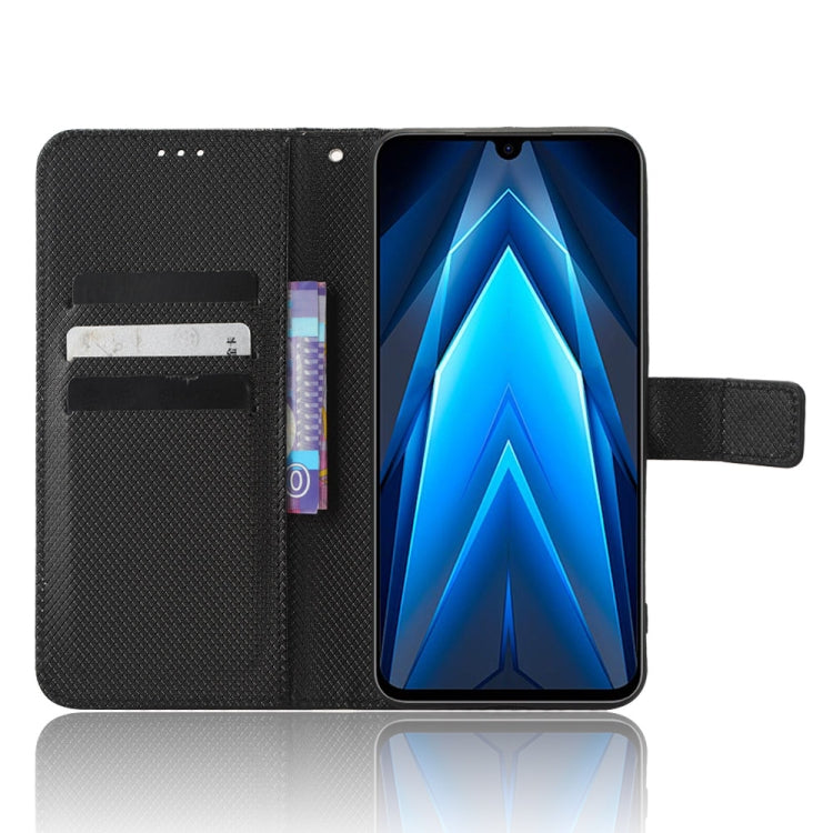 For Tecno Pova 4 Pro Diamond Texture Leather Phone Case